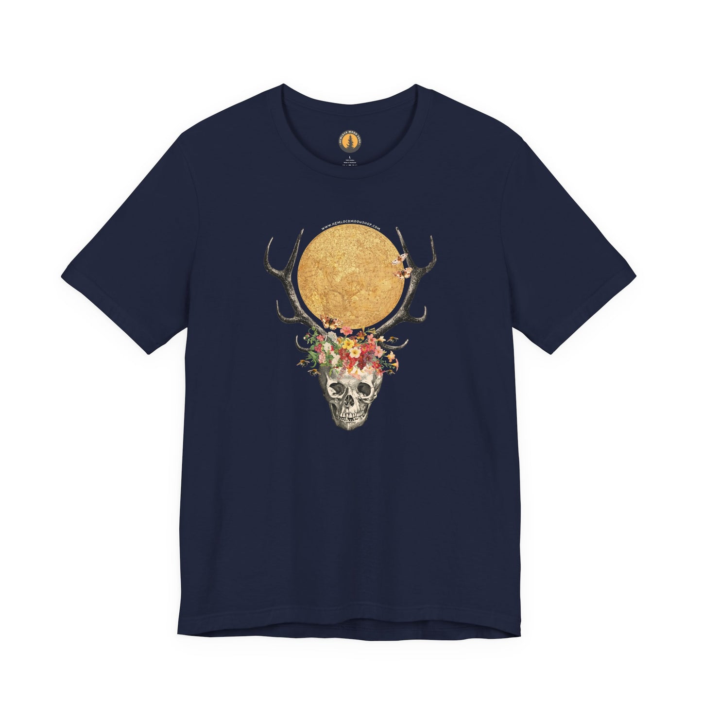 Bohemian Skull & Antlers Tee
