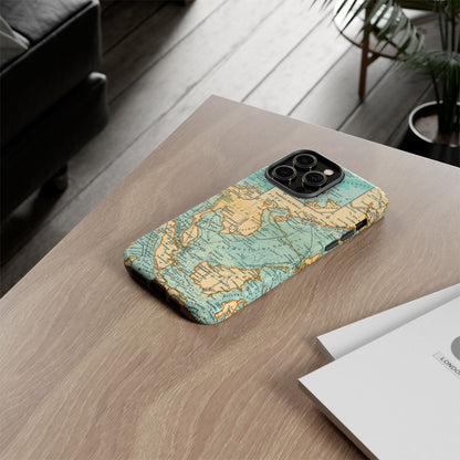 South China Sea Antique Map iPhone Case