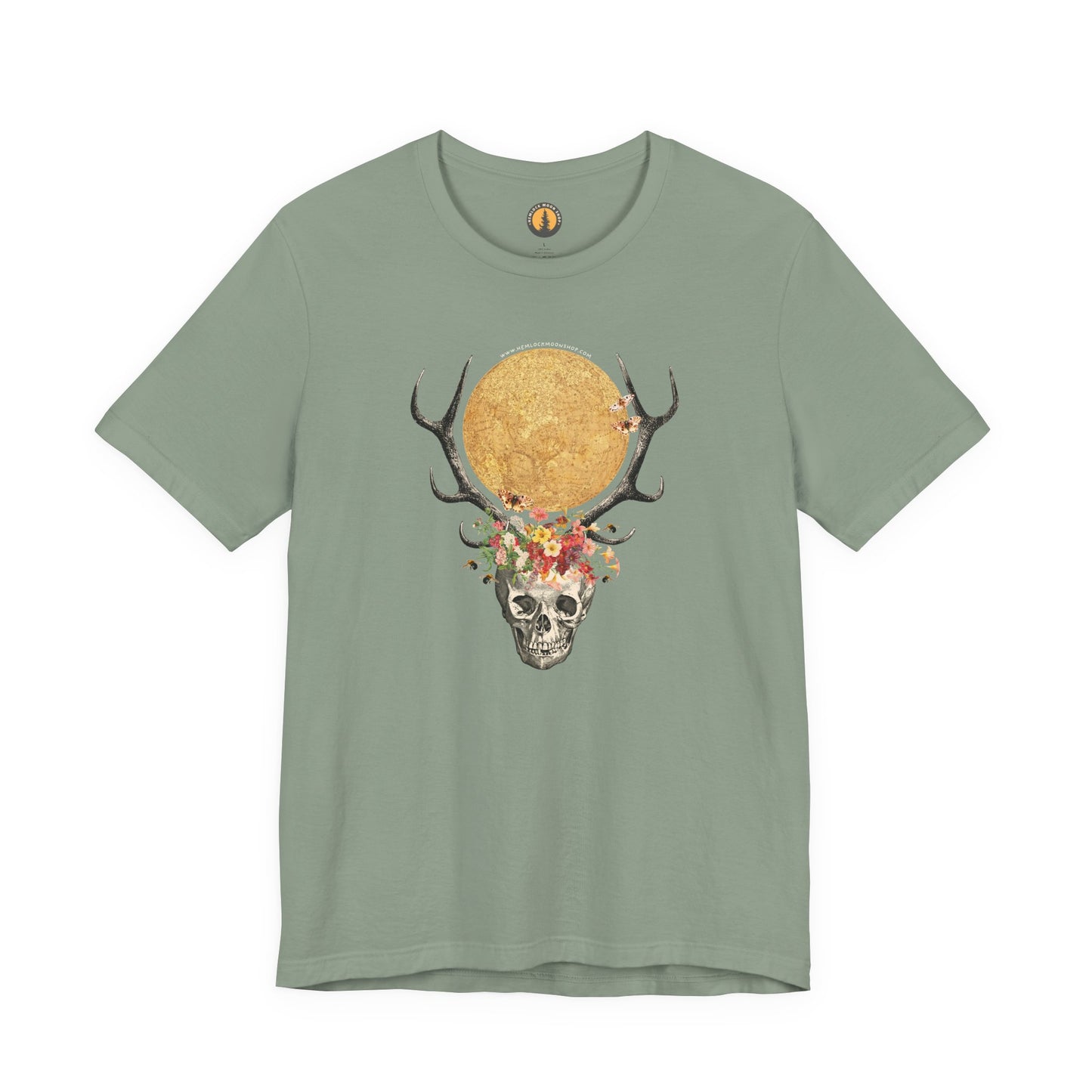 Bohemian Skull & Antlers Tee