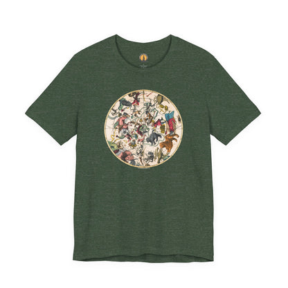 Northern Constellations Antique Map Tee