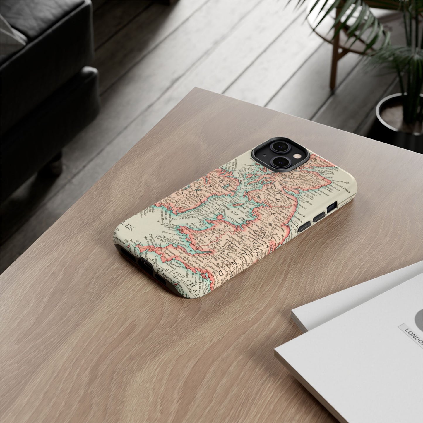 British Isles Vintage Map iPhone Case