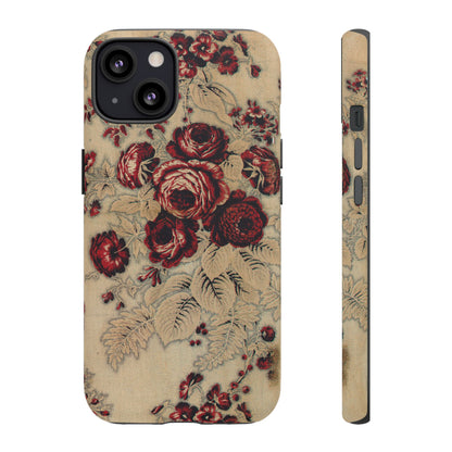 Red Roses Vintage iPhone Case