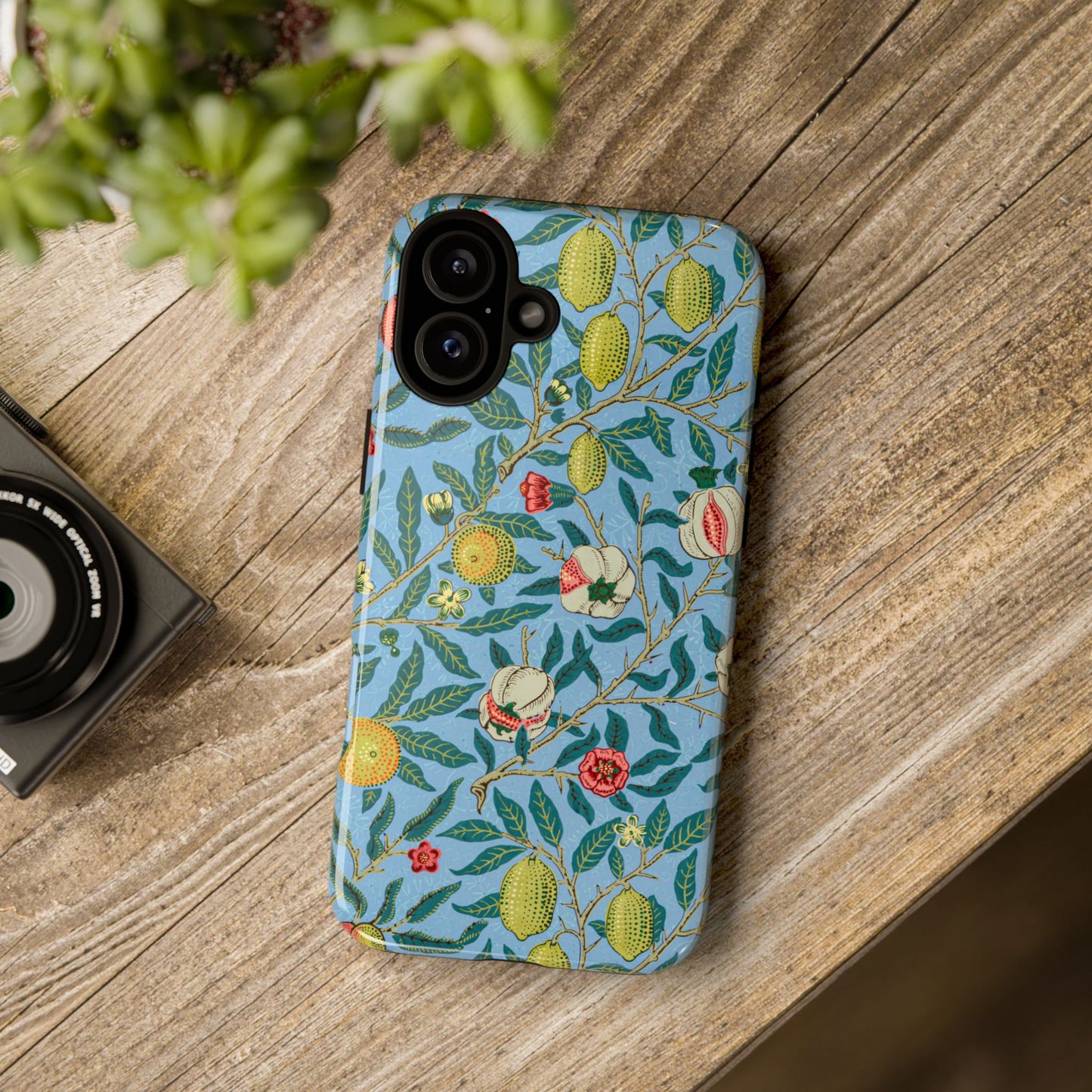 Four Fruits Antique Arts & Crafts iPhone Case