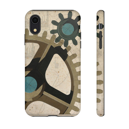 Antique Industrial Cog Wheels iPhone Case
