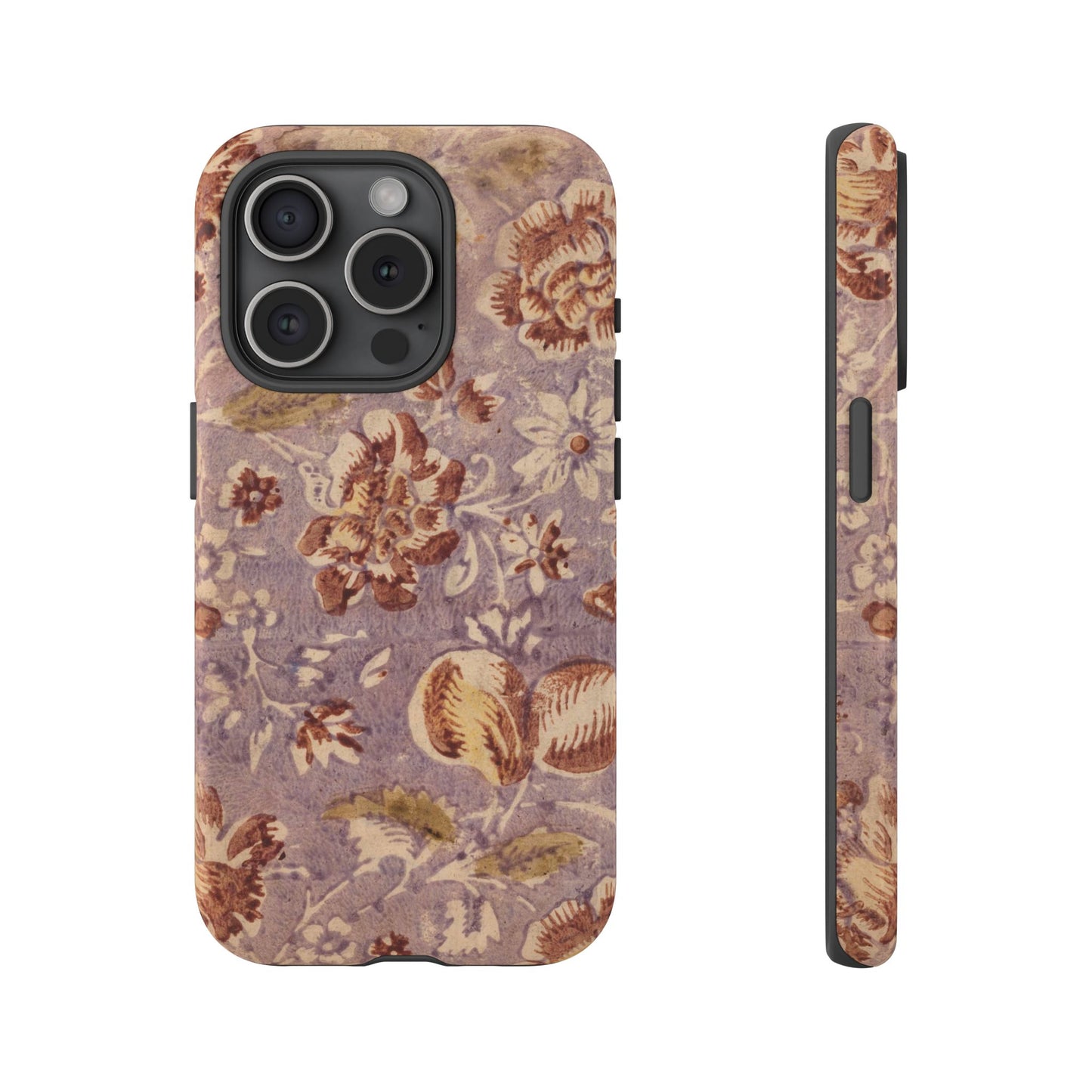 Vintage Lavender & Rose Fruit & Floral iPhone Case