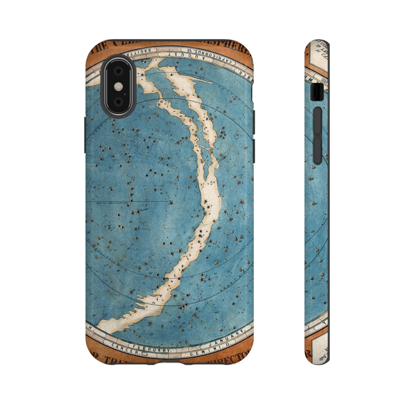 Vintage Star Map Celestial iPhone Case