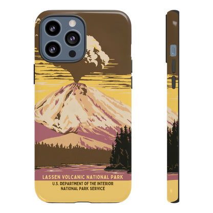 Lassen Volcanic National Park Retro iPhone Case