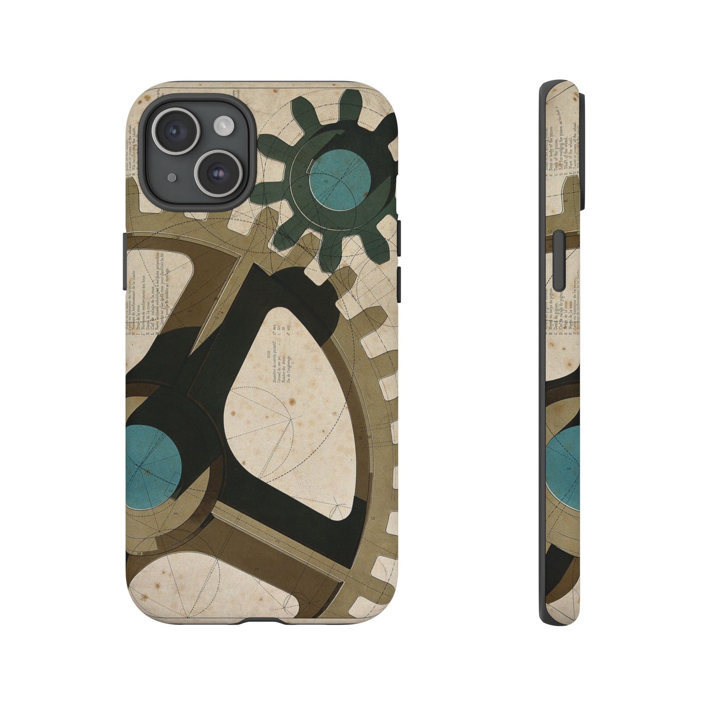 Antique Industrial Cog Wheels iPhone Case
