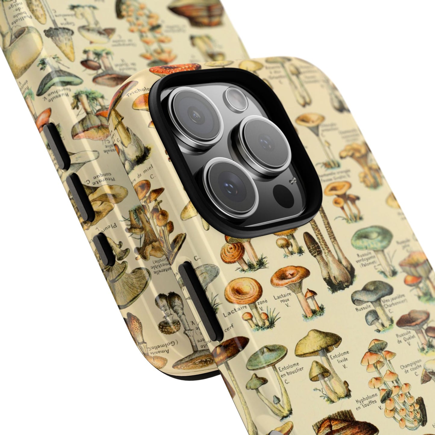 Mushrooms Vintage Field Guide iPhone Case