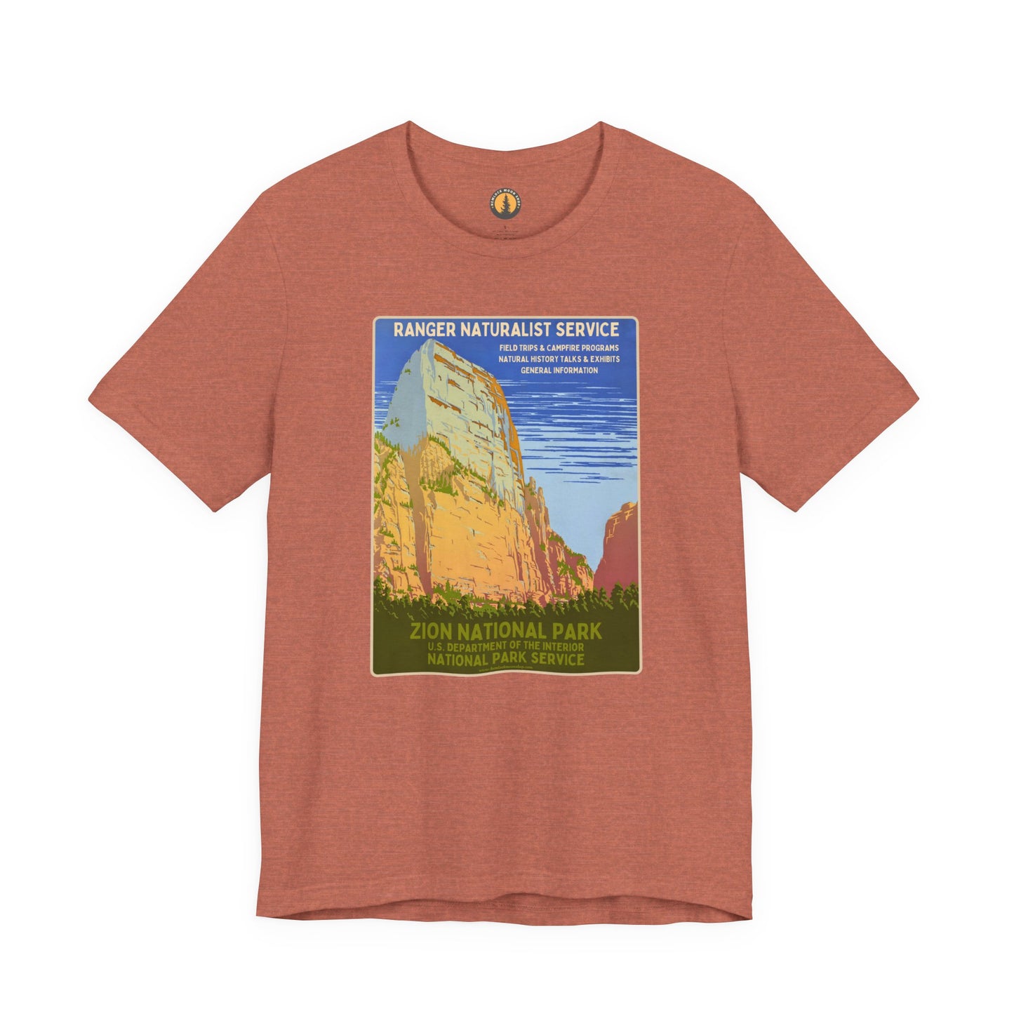 Zion National Park Vintage Poster Tee