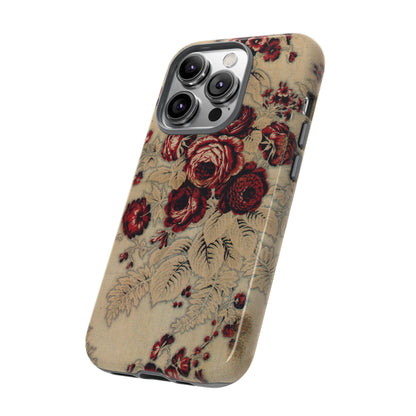 Red Roses Vintage iPhone Case