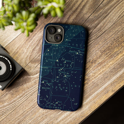 Stargazer Orion iPhone Case | Vintage Constellations Map