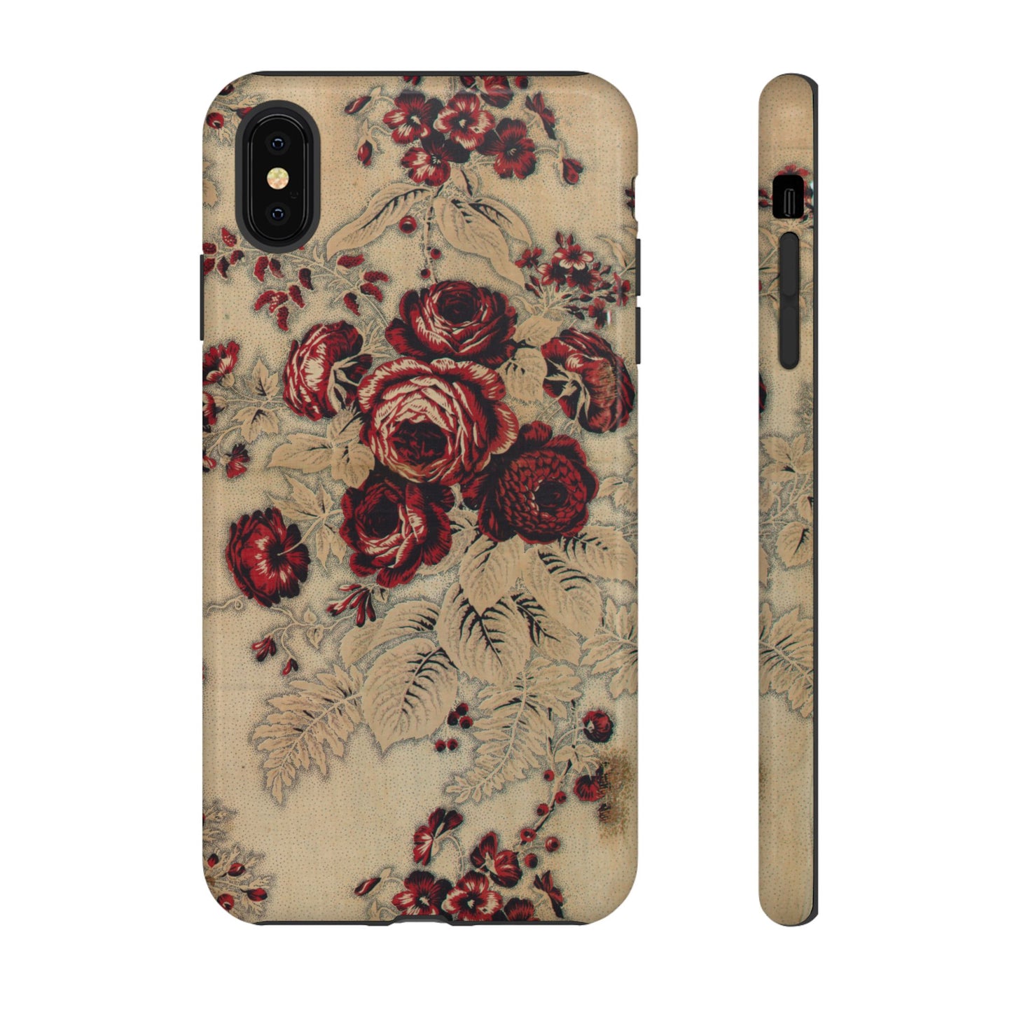 Red Roses Vintage iPhone Case