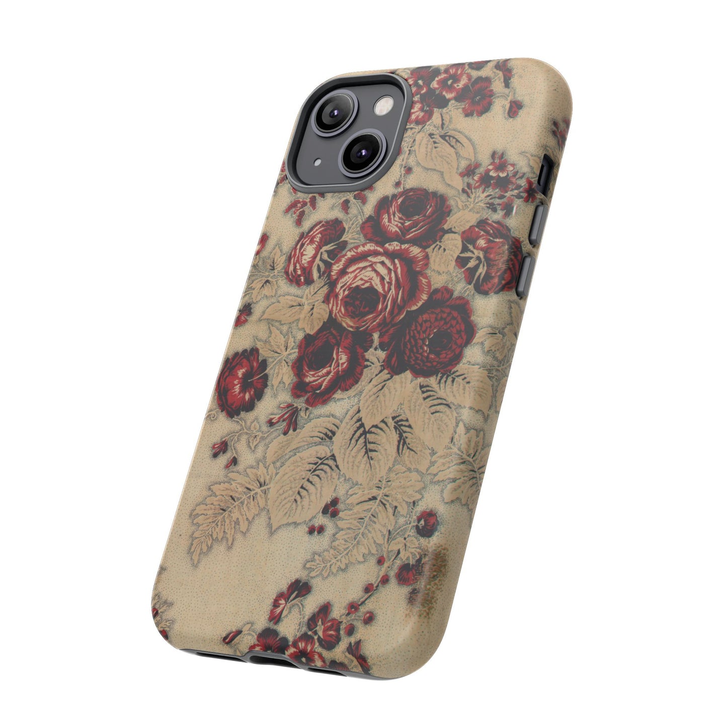 Red Roses Vintage iPhone Case