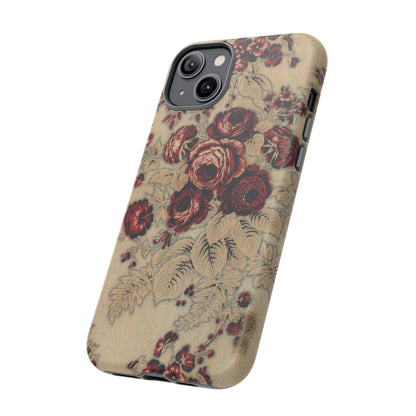 Red Roses Vintage iPhone Case
