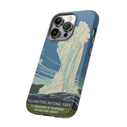 Yellowstone National Park Retro iPhone Case