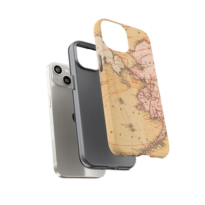 Alaska Territory Antique Map iPhone Case