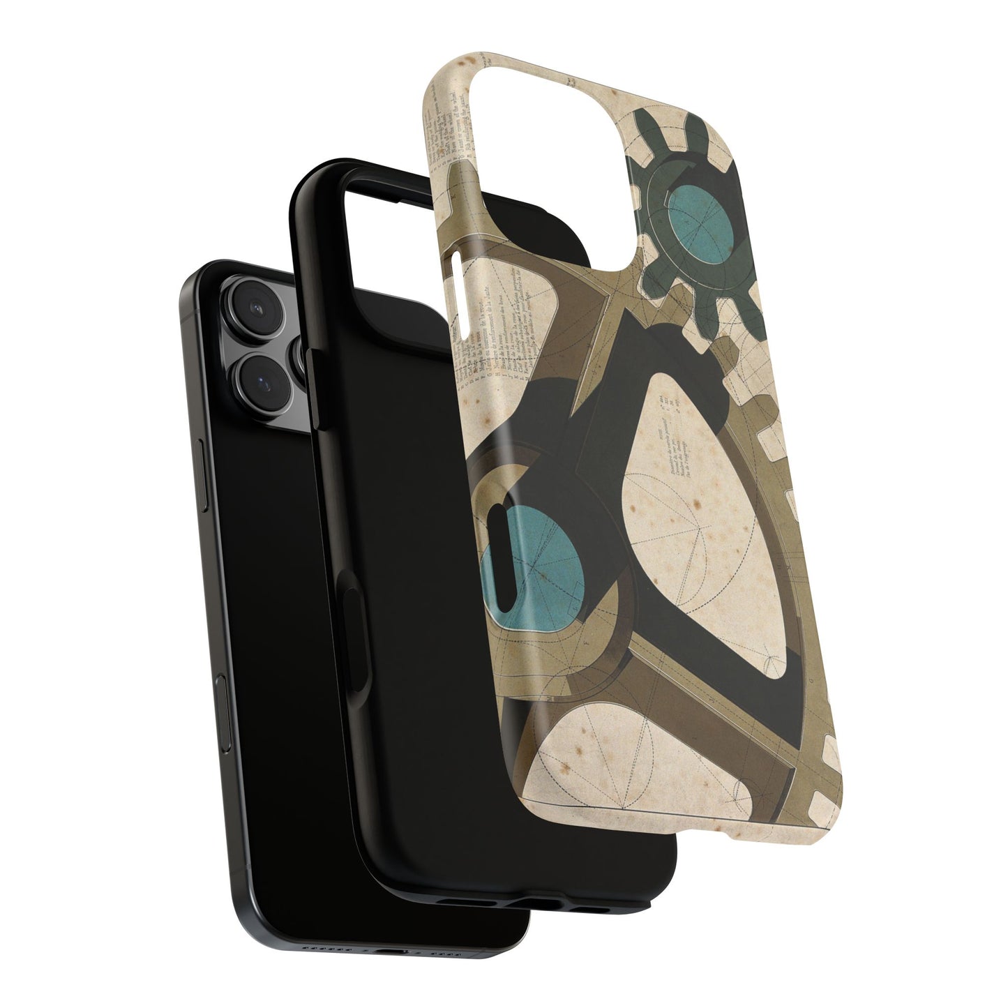 Antique Industrial Cog Wheels iPhone Case