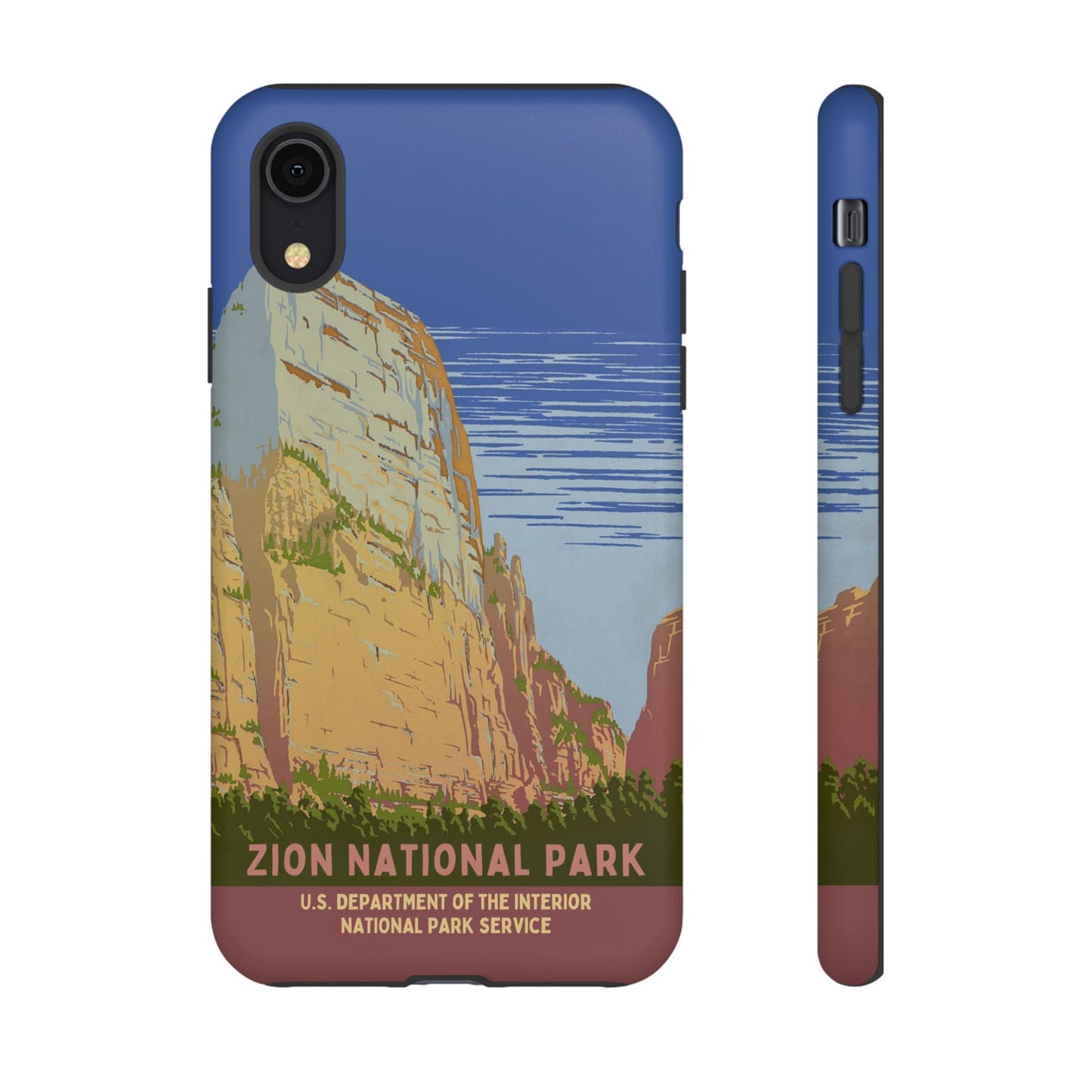 Zion National Park Retro iPhone Case