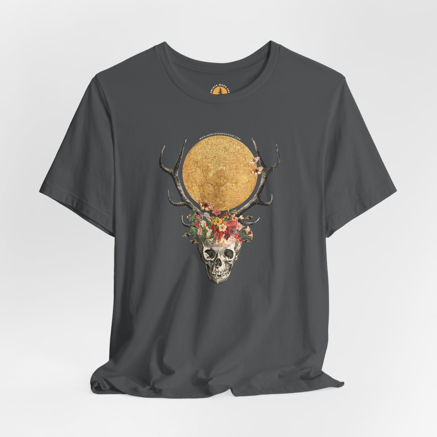 Bohemian Skull & Antlers Tee