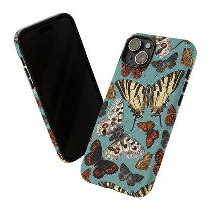 Butterflies Vintage Illustration iPhone Case