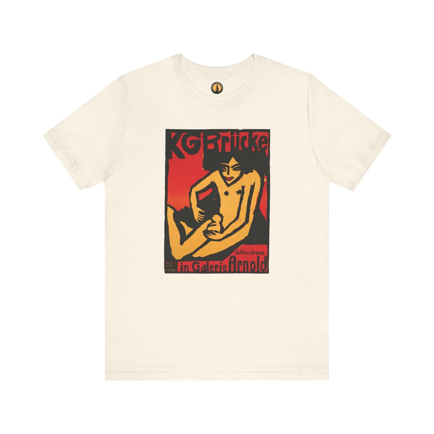 Die Brücke German Expressionism Art Tee | Ernst Ludwig Kirchner