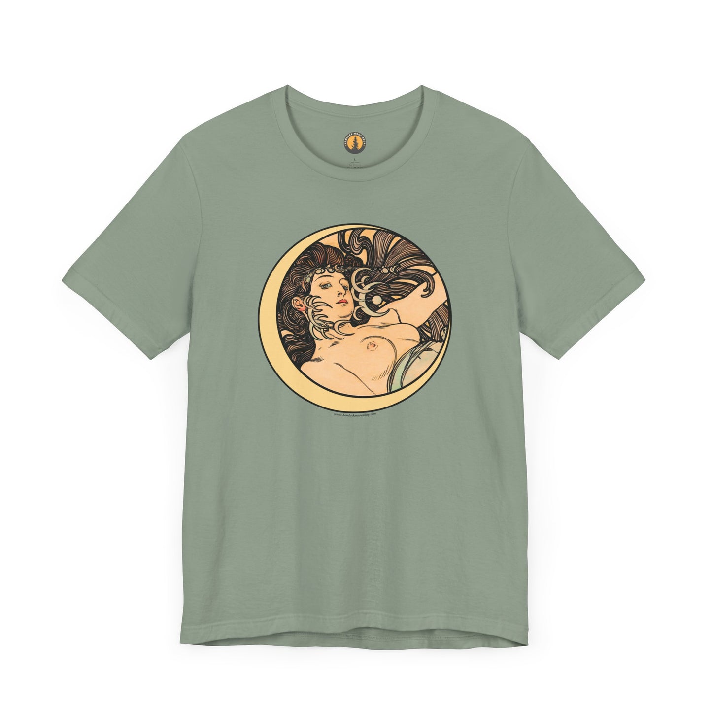 Alphonse Mucha Moon Tee