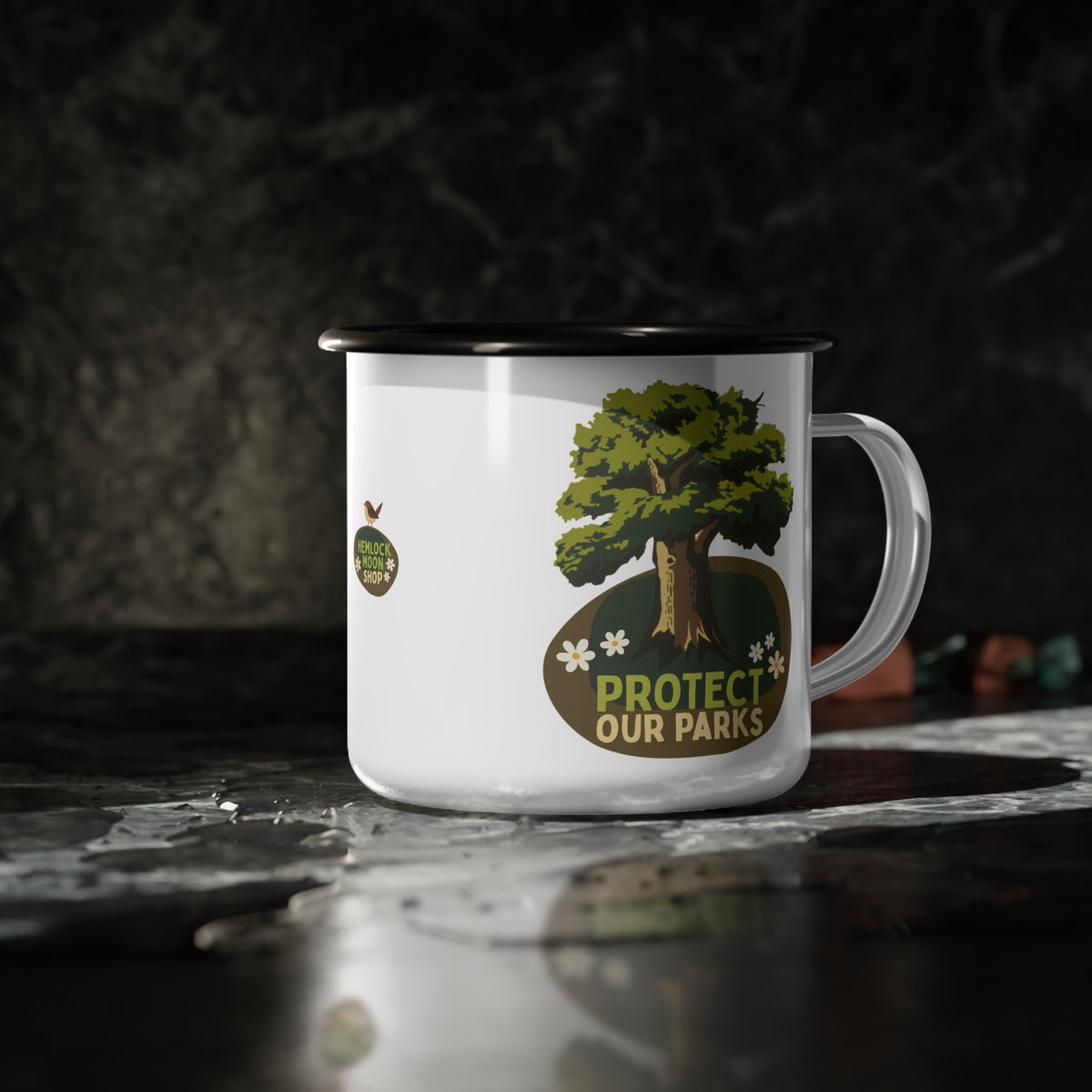 Protect Our Parks | Enamel Campfire Cup