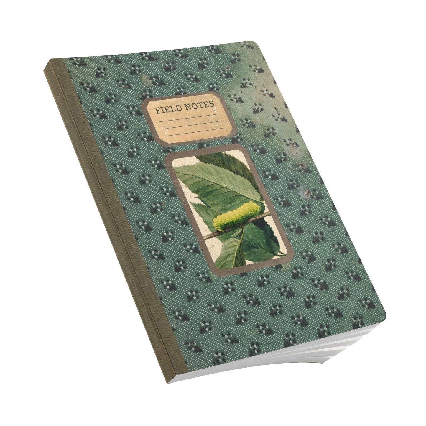 Caterpillar Vintage Field Notes | Softcover Journal with Inside Illustrations