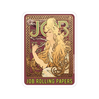 Blonde Job Rolling Papers | Vintage Art Nouveau Sticker (4 sizes)