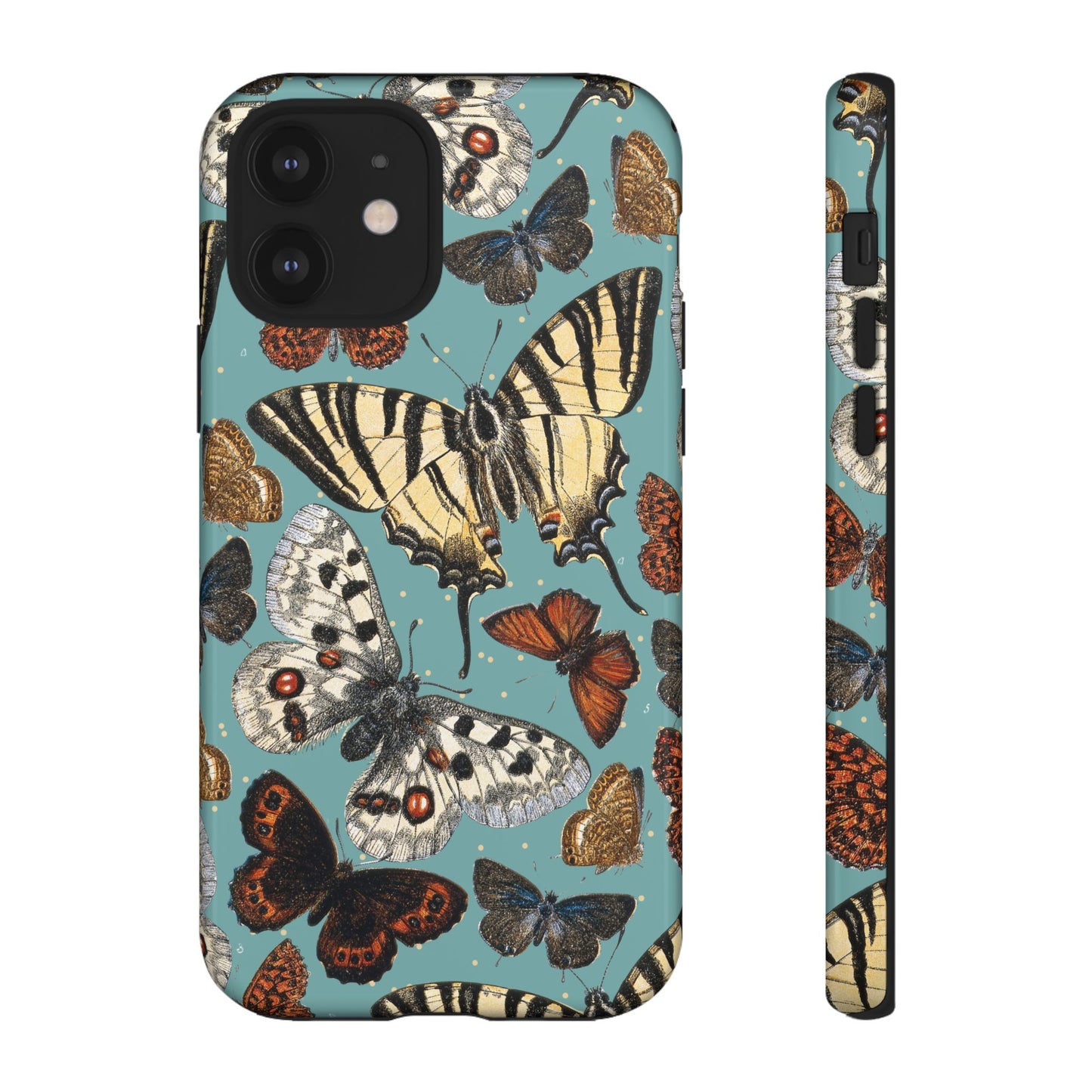 Butterflies Vintage Illustration iPhone Case