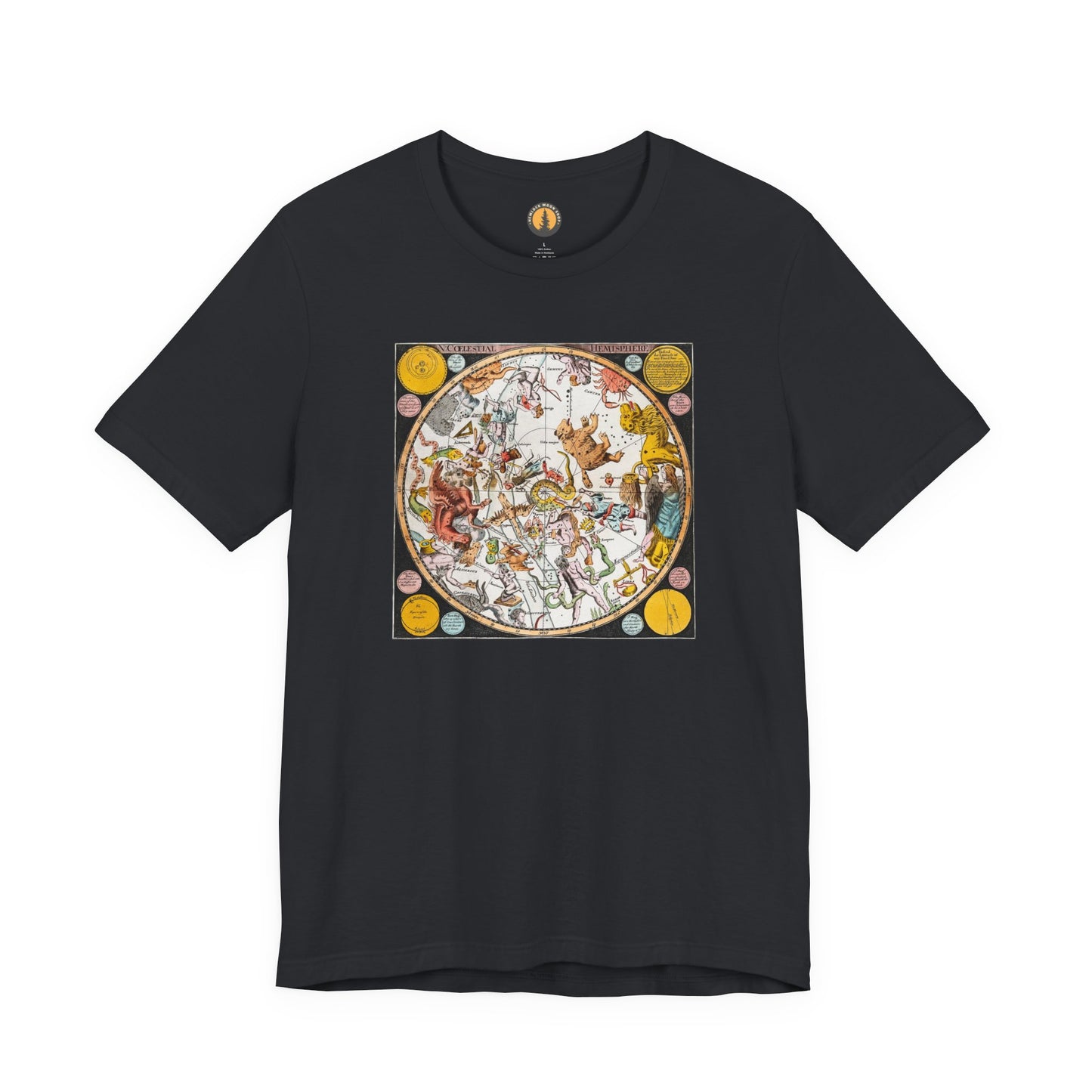 Constellations Vintage Star Map Tee