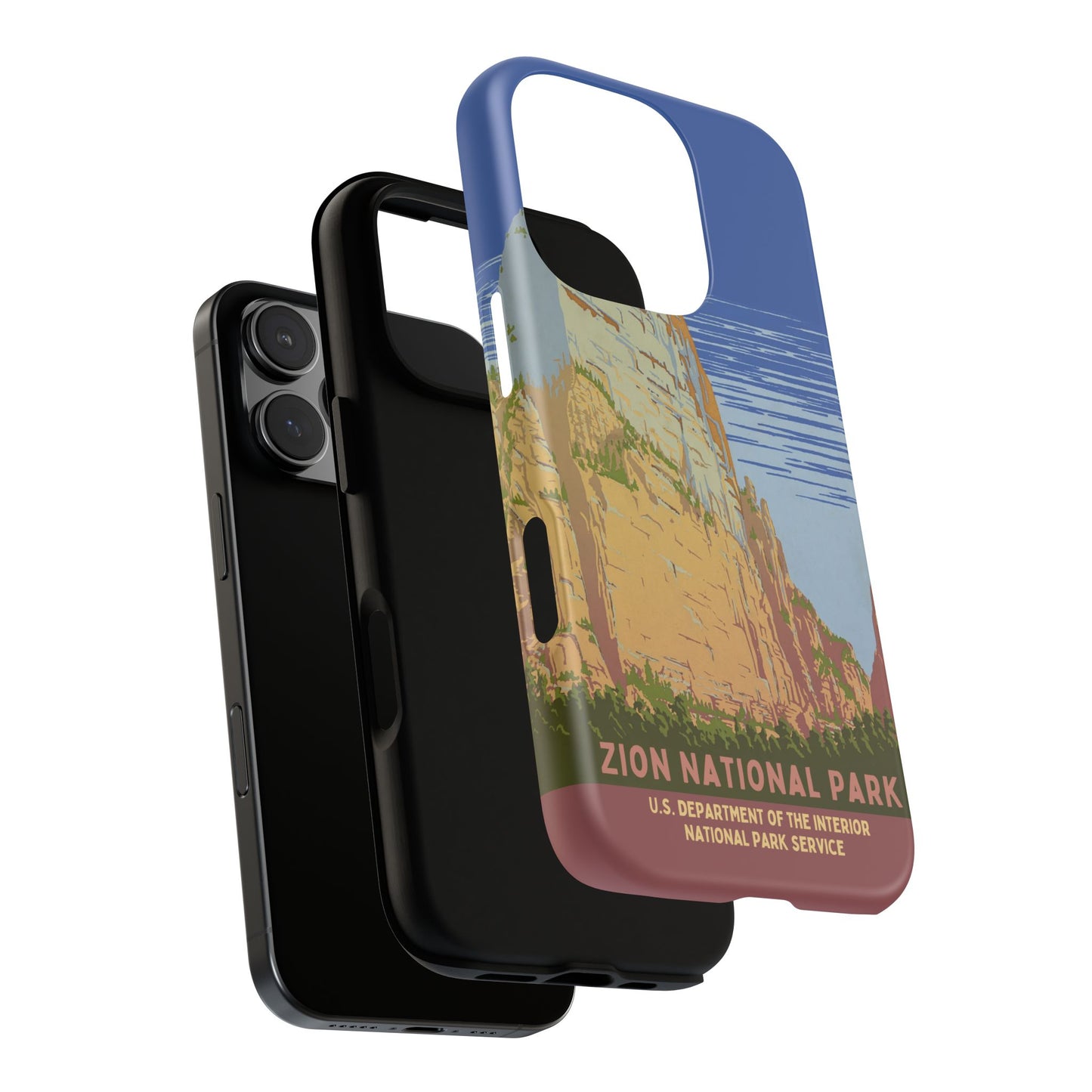 Zion National Park Retro iPhone Case