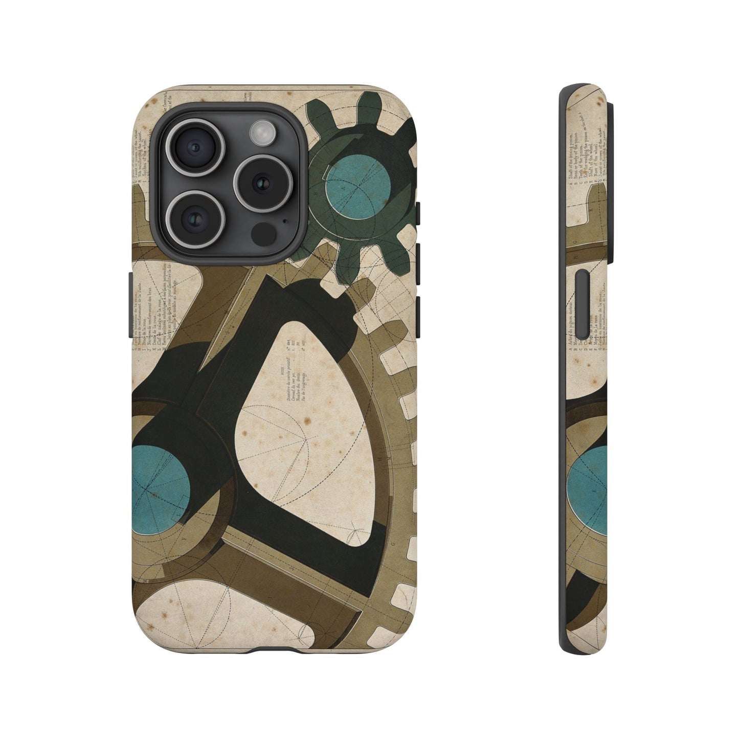 Antique Industrial Cog Wheels iPhone Case