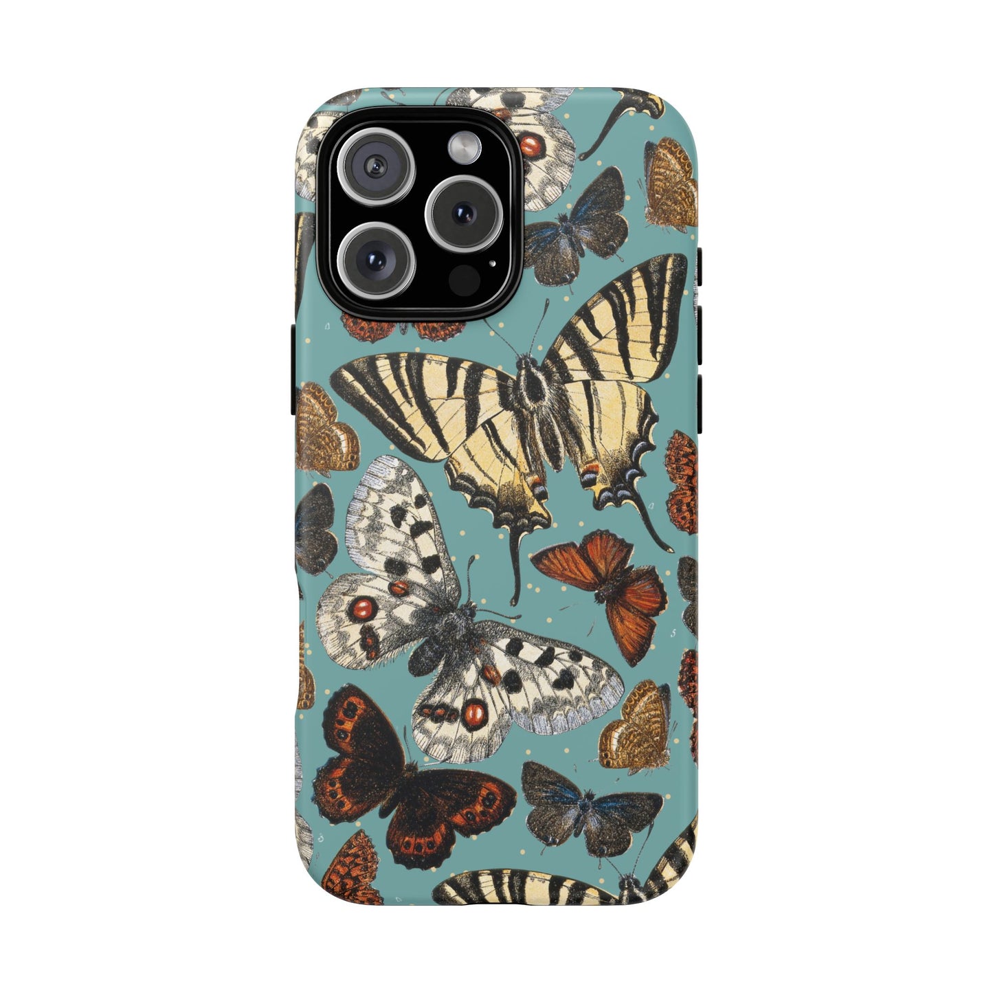 Butterflies Vintage Illustration iPhone Case