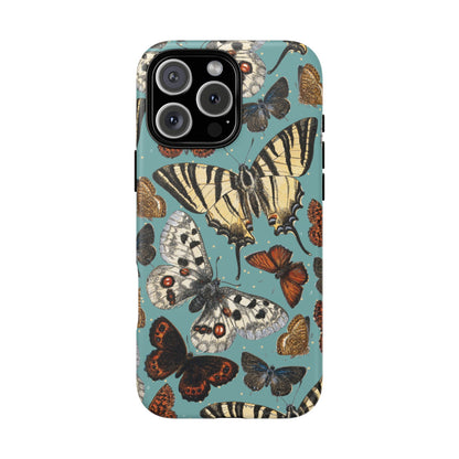 Butterflies Vintage Illustration iPhone Case