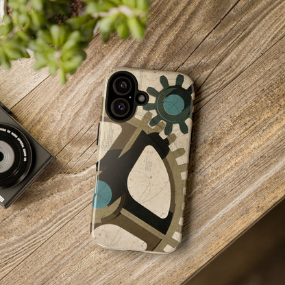 Antique Industrial Cog Wheels iPhone Case