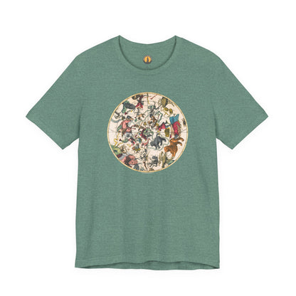 Northern Constellations Antique Map Tee