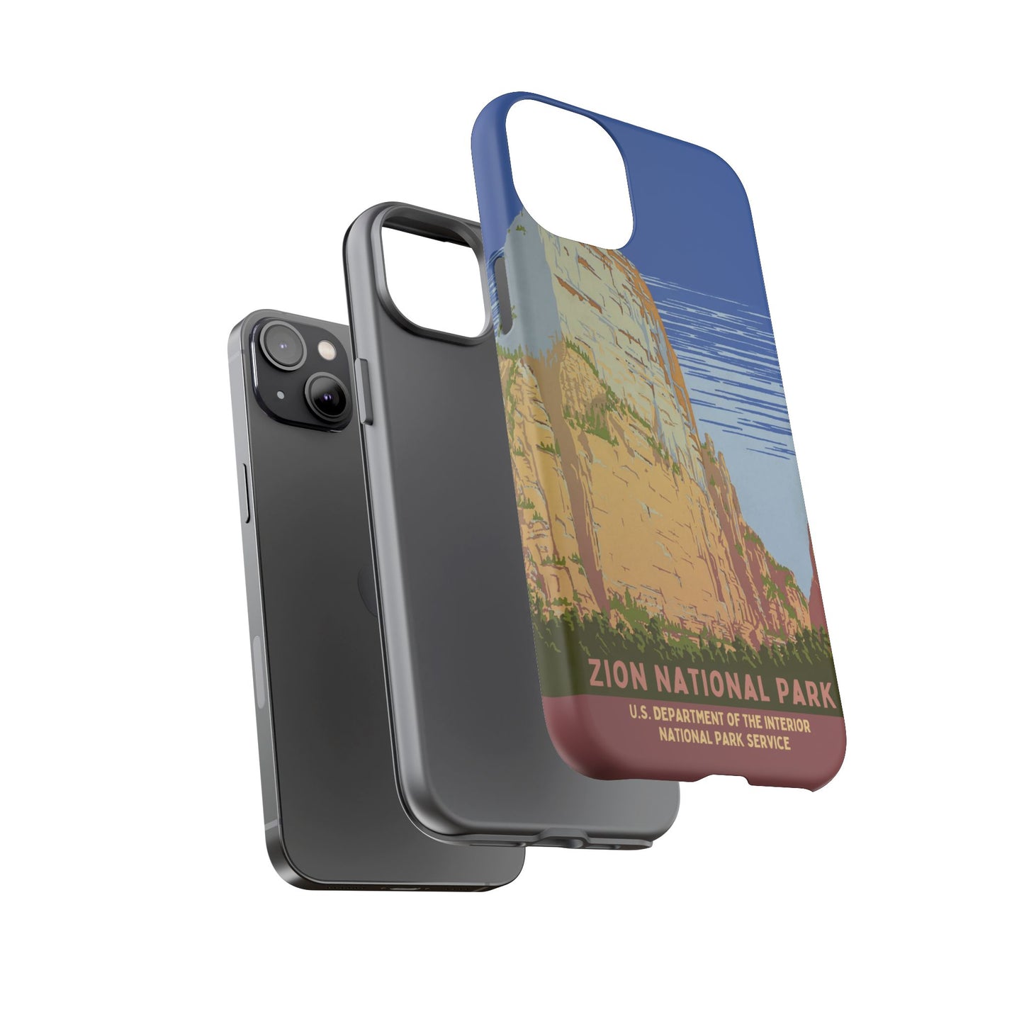 Zion National Park Retro iPhone Case