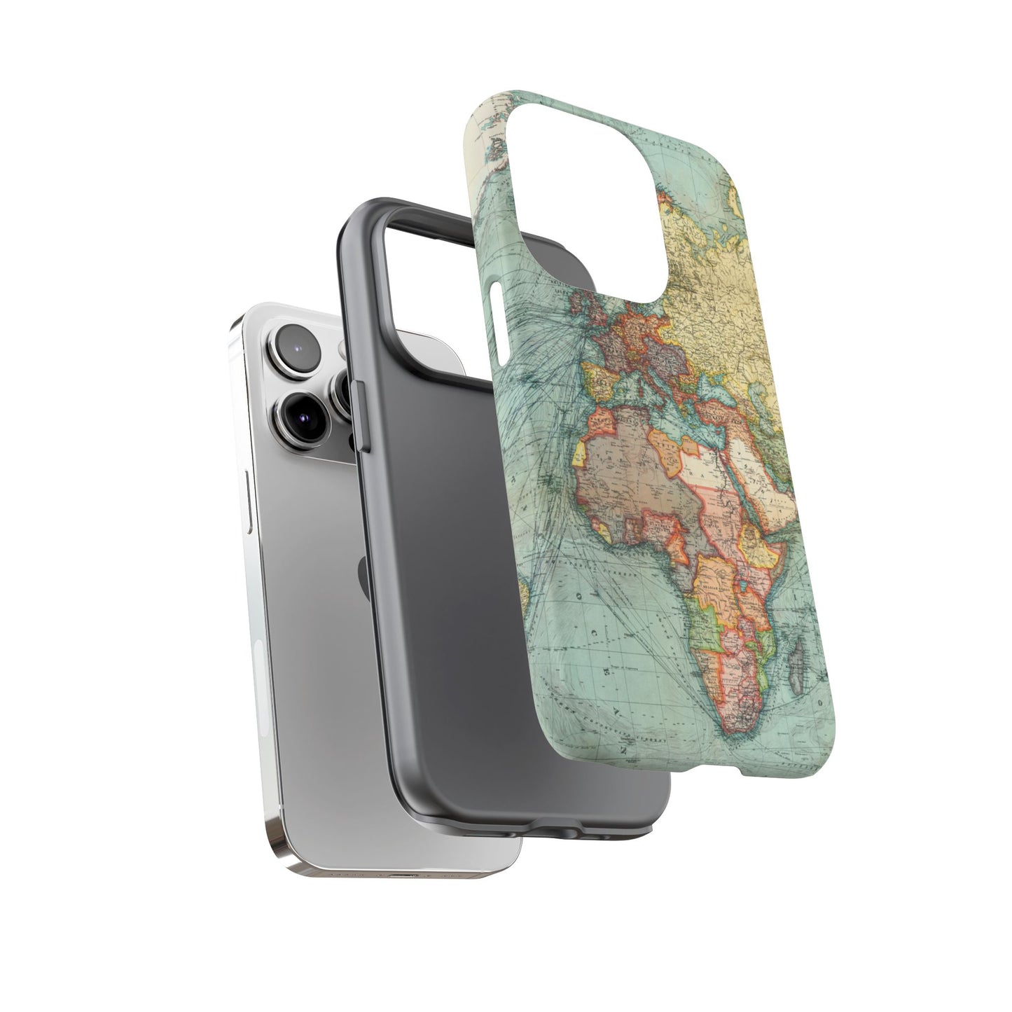 World Map iPhone Case