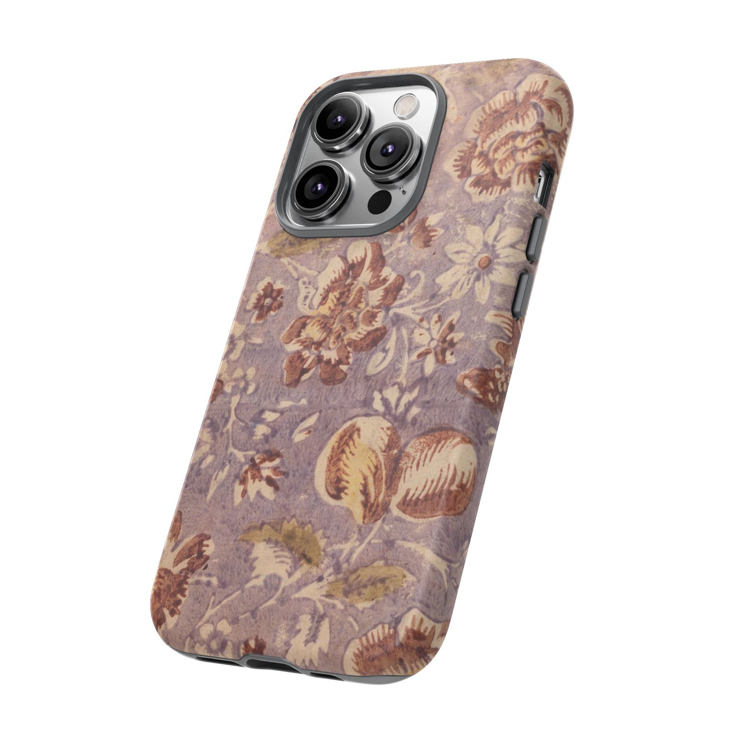 Vintage Lavender & Rose Fruit & Floral iPhone Case