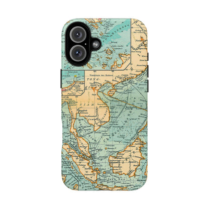 South China Sea Antique Map iPhone Case