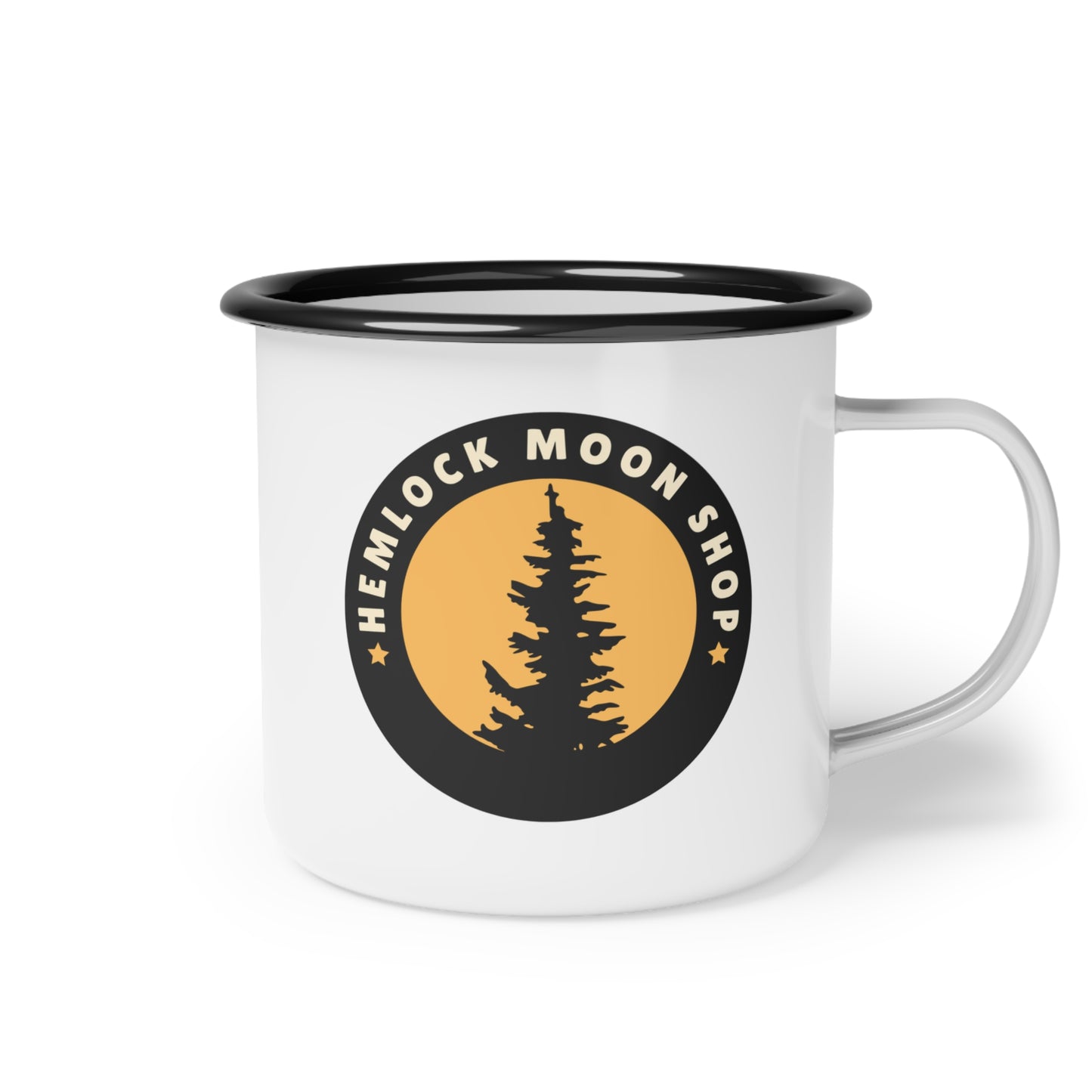 Hemlock Moon Shop Enamel Campfire Cup