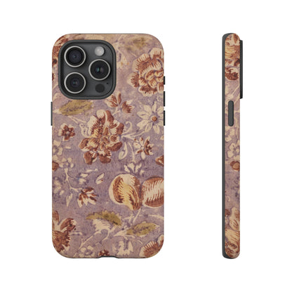 Vintage Lavender & Rose Fruit & Floral iPhone Case