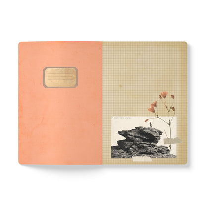 North America Vintage Map |  Softcover Travel Journal with Inside Illustrations