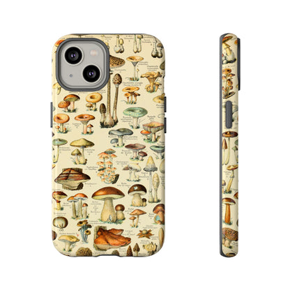 Mushrooms Vintage Field Guide iPhone Case