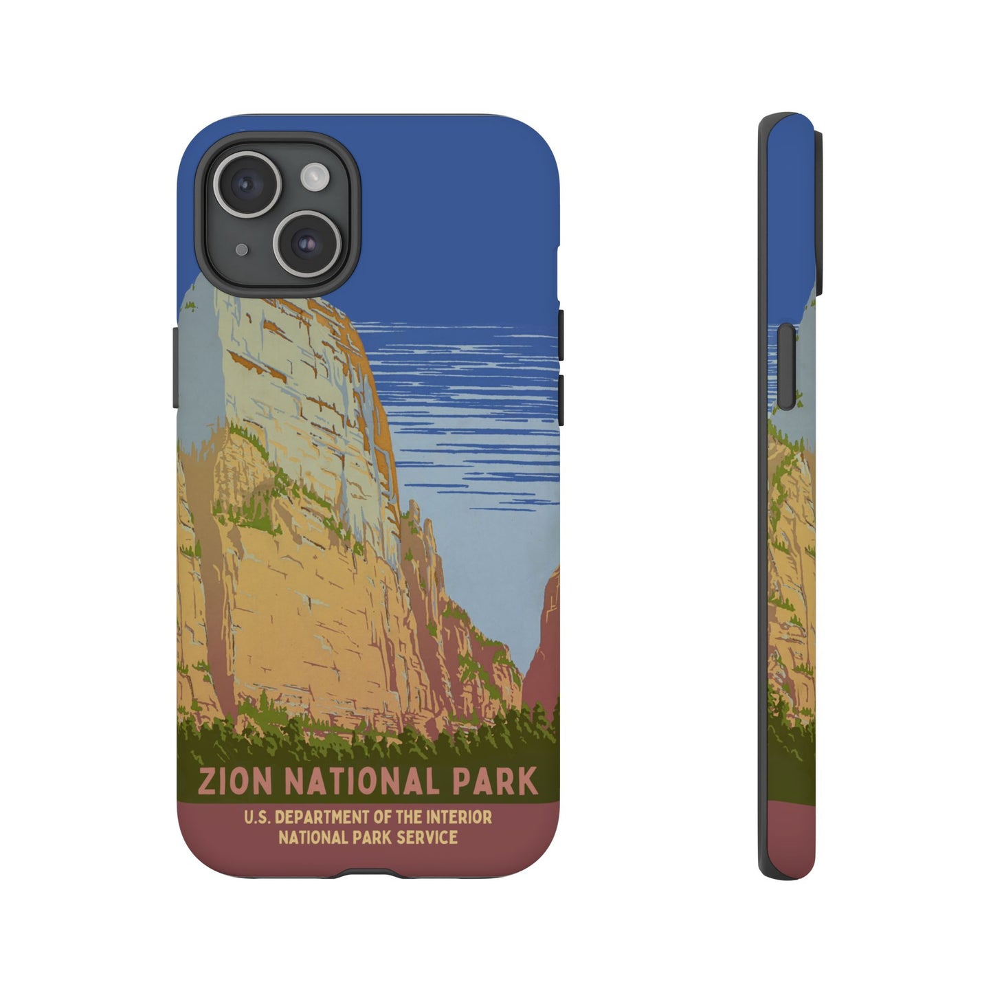 Zion National Park Retro iPhone Case