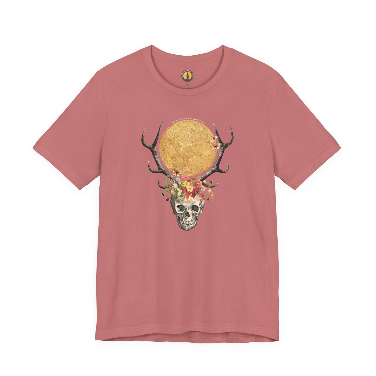 Bohemian Skull & Antlers Tee