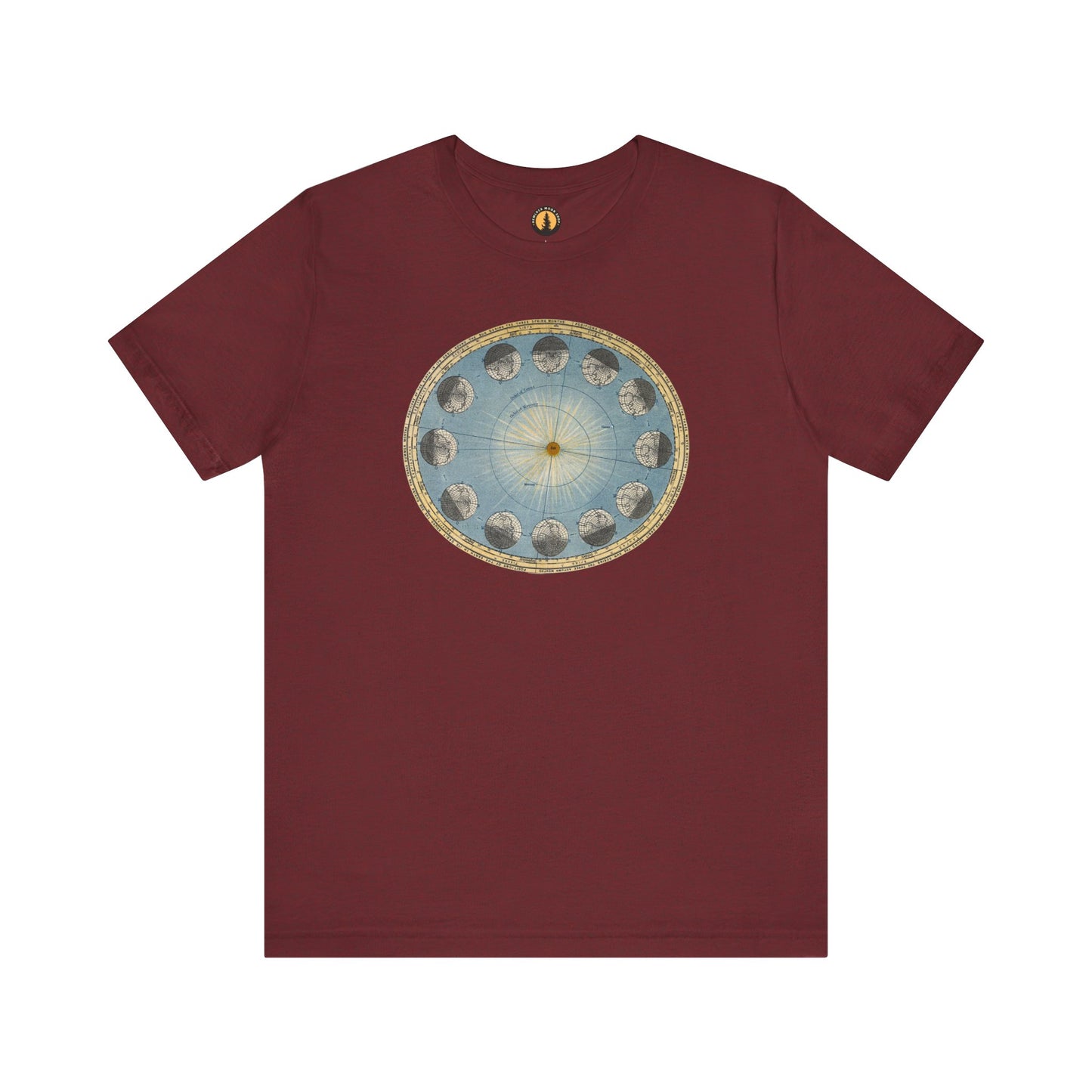 Earth's Orbit Vintage Astronomy Art Tee