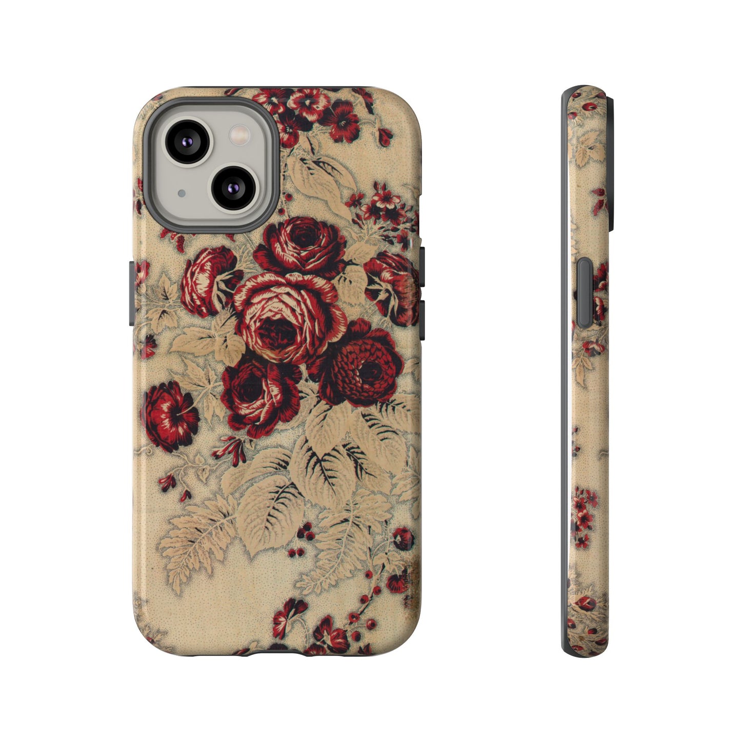 Red Roses Vintage iPhone Case